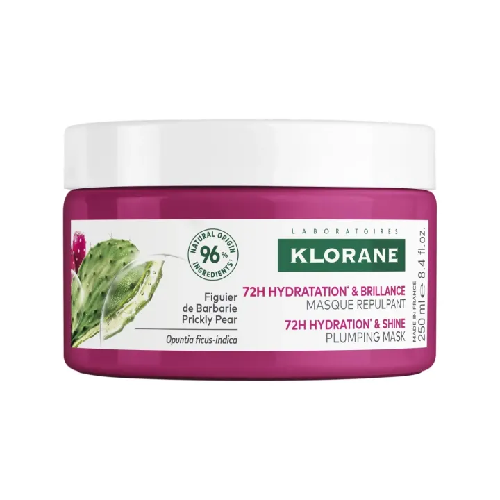 Masque repulpant au Figuier de Barbarie Klorane - pot de 250ml