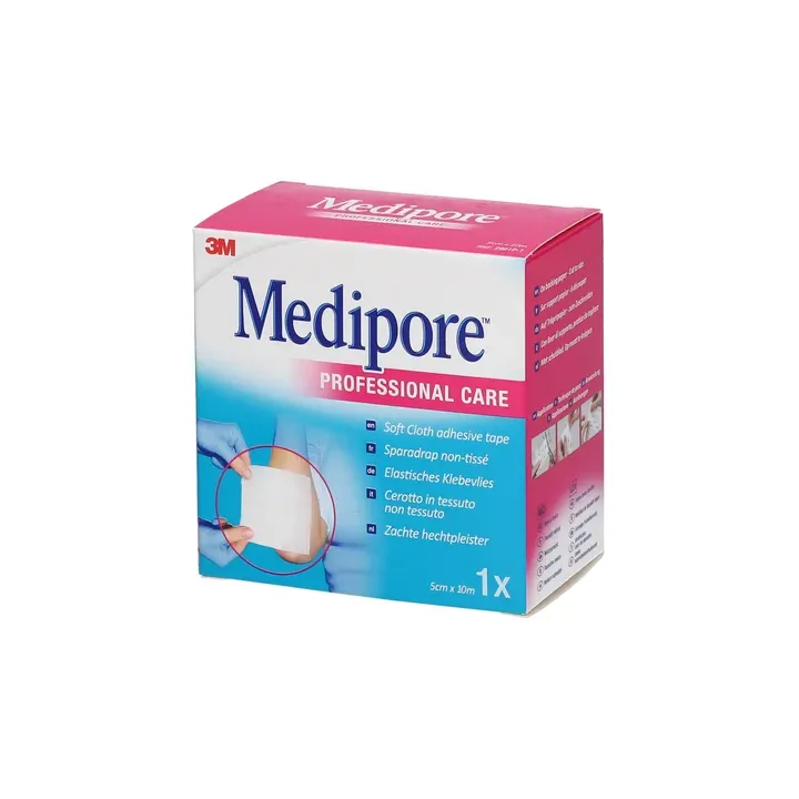 Medipore sparadrap blanc non-tissé 3M - un rouleau