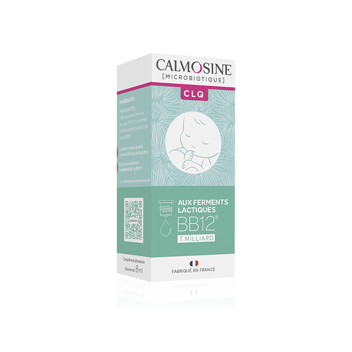 Microbiotique CLQ gouttes buvables Calmosine - flacon compte-gouttes de 8ml