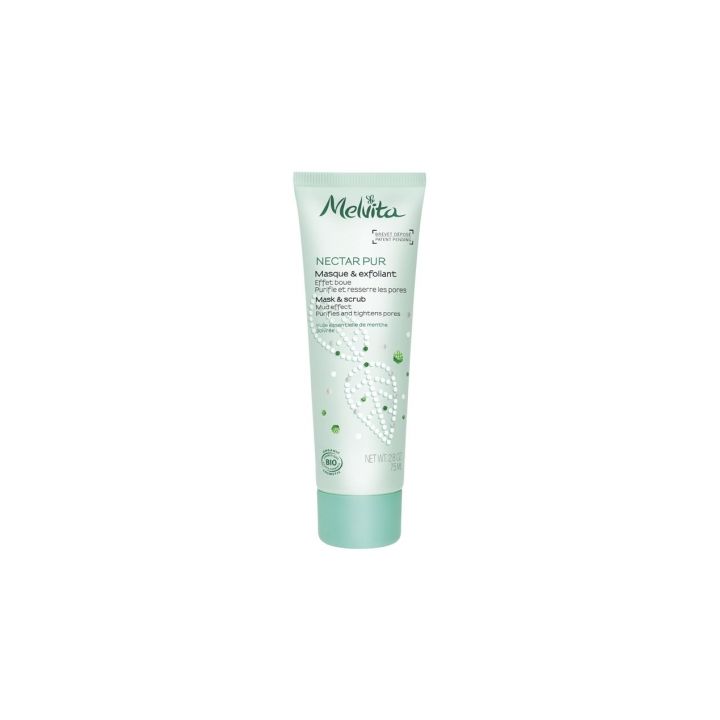 Masque et exfoliant Nectar Pur Melvita - tube de 75ml