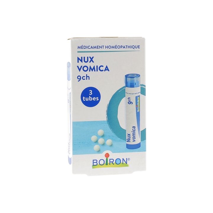 NUX VOMICA 9CH granules Boiron - 3 tubes de 4g