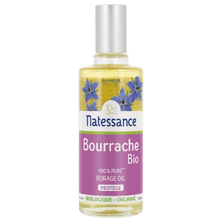 Huile de bourrache bio Natessance  - flacon de 50 ml