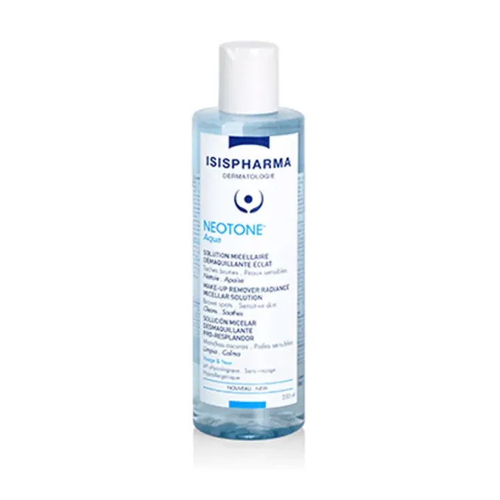 Neotone solution micellaire démaquillante éclat Isispharma - flacon de 250ml