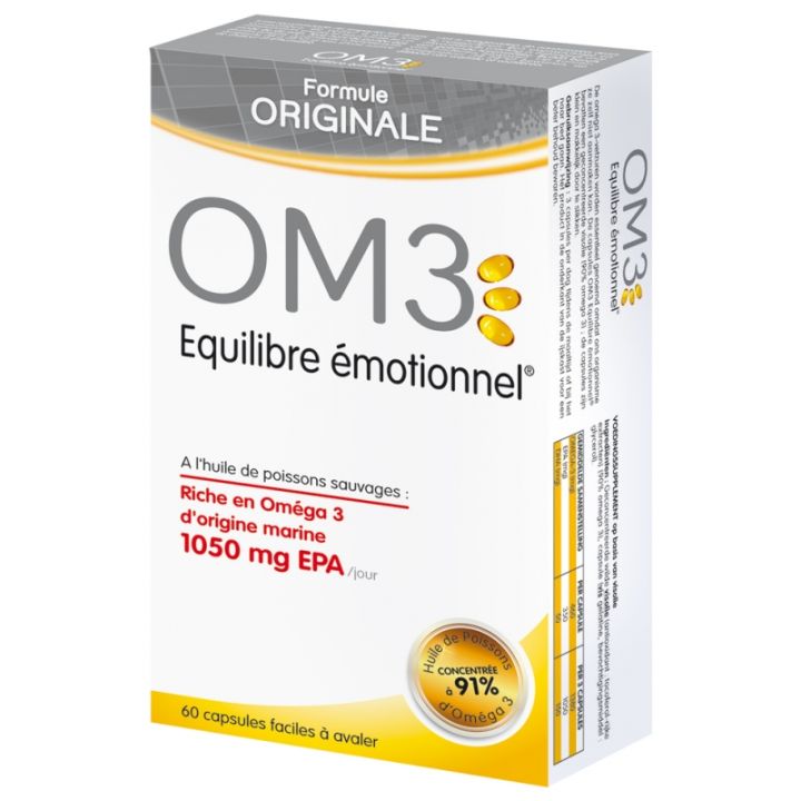 OM3 Equilibre émotionnel - boîte de 60 capsules