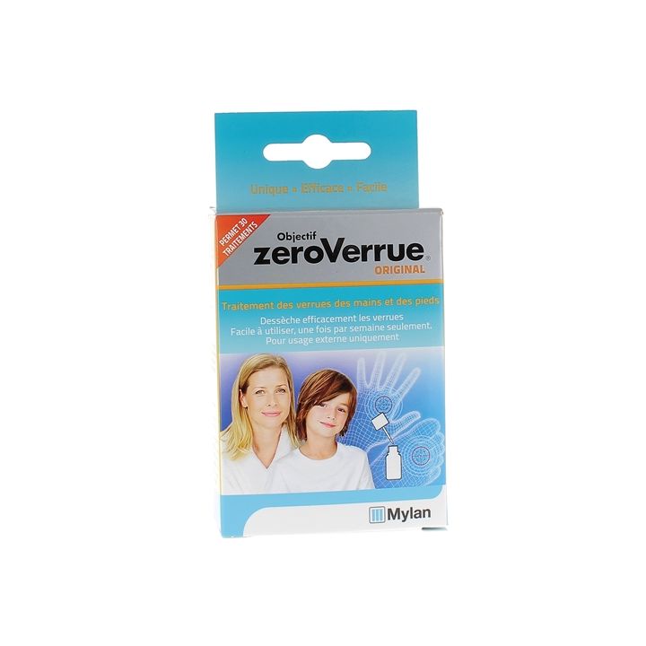 Objectif ZeroVerrue Mylan - flacon de 5ml + pinceau