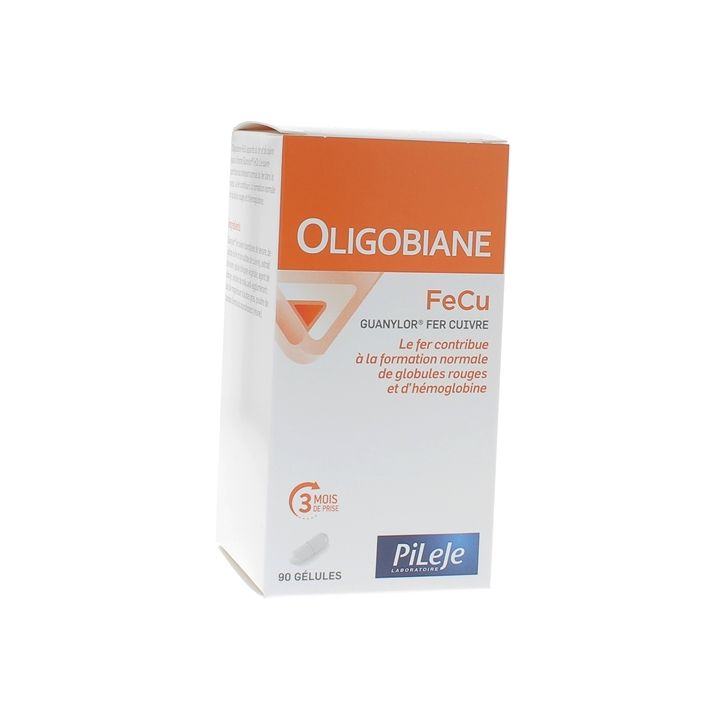 Oligobiane FeCu fer cuivre PileJe - boîte de 90 gélules