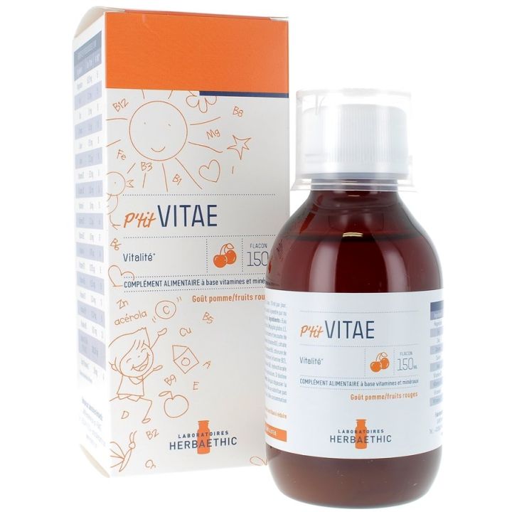 P'tit Vitae Sirop pour la croissance Herbaethic - flacon de 150 ml