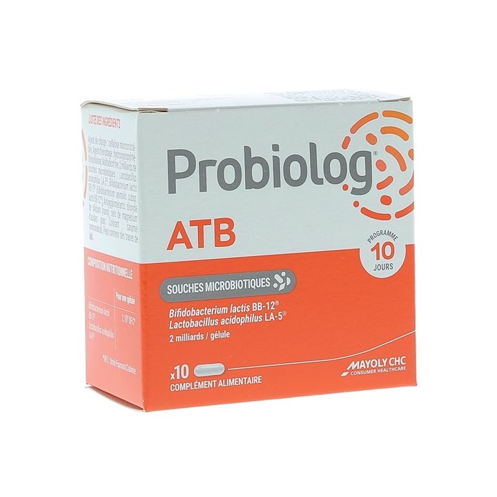 Probiolog ATB Mayoly Spindler - boîte de 10 gélules