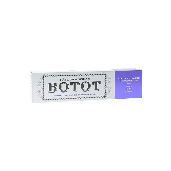 Pâte dentifrice figue menthe cannelle Botot - tube de 75 ml