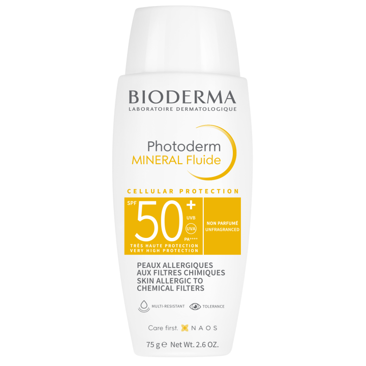 Photoderm Mineral Fluide SPF50+ Bioderma - flacon de 75g