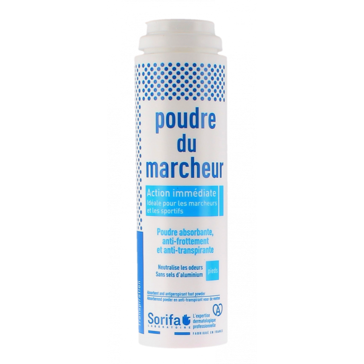 Poudre du marcheur poudre désodorisante pieds - flacon de 100g