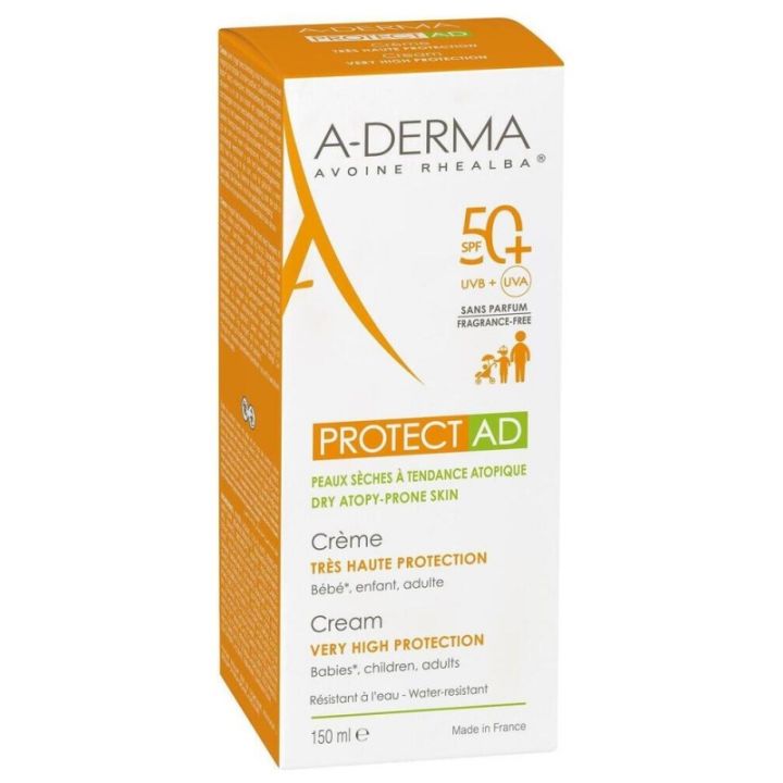 Protect AD crème très haute protection SPF50+ A-Derma - tube de 50ml