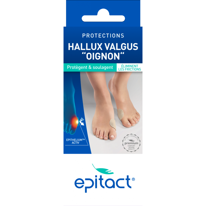 Protections Hallux Valgus "oignon" Epitact - 2 unités