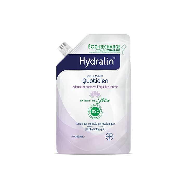 Quotidien Gel lavant Hydralin - éco-recharge de 400ml