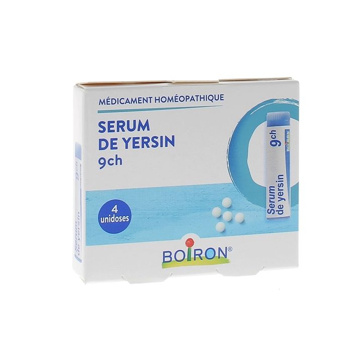 SERUM DE YERSIN 9CH globules Boiron - 4 doses de 1g