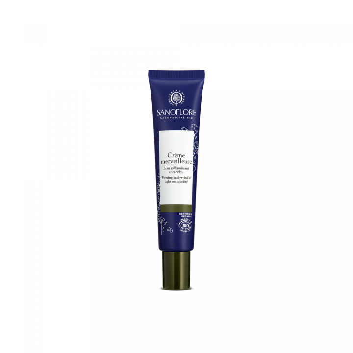 Crème merveilleuse soin de jour lissant anti-rides Sanoflore - tube de 40 ml