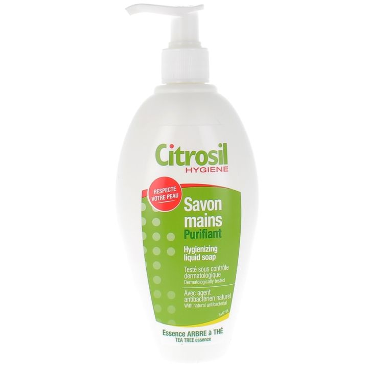 Savon mains purifiant arbre à thé Citrosil - flacon de 250 ml