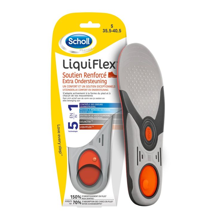 Semelle Liquiflex soutien renforcé Scholl - 1 paire de semelles