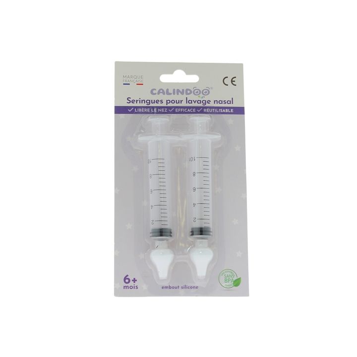 Seringues pour lavage nasal Calindoo - 2 seringues