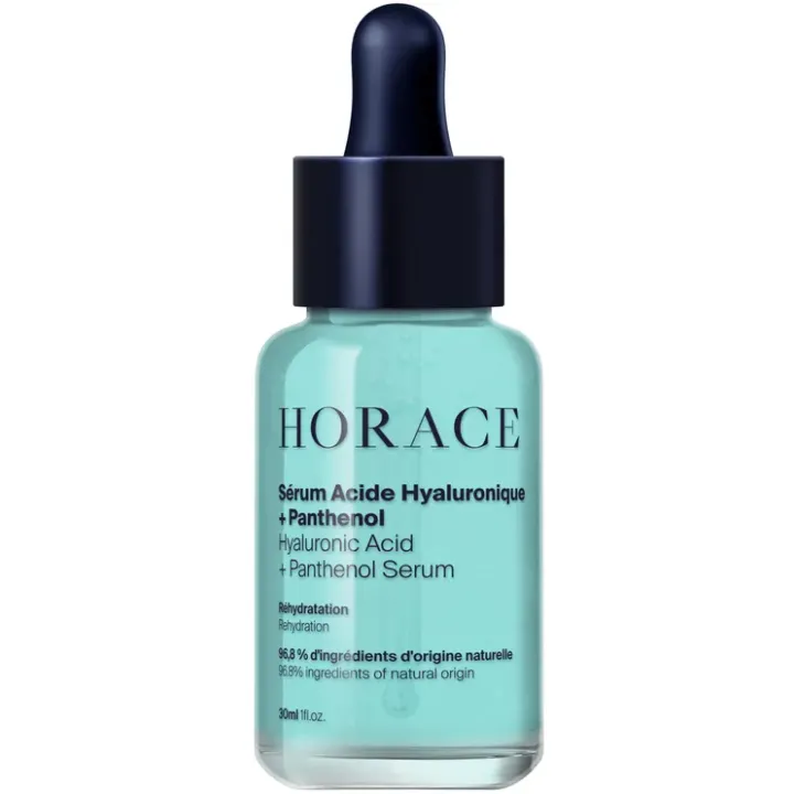 Sérum acide hyaluronique + panthénol Horace - flacon-pipette de 30ml