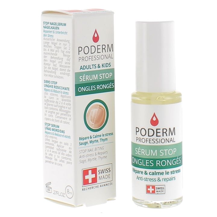 Sérum stop ongles rongés Poderm - flacon de 8 ml