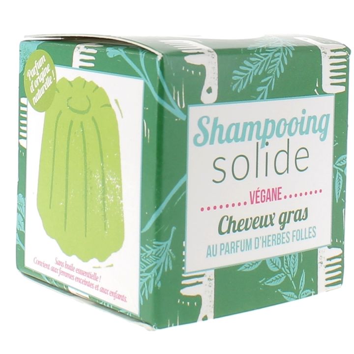 Shampooing solide cheveux gras Lamazuna - pain de 55g