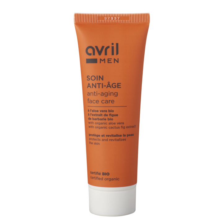 Soin anti-âge homme bio Avril - tube de 50 ml