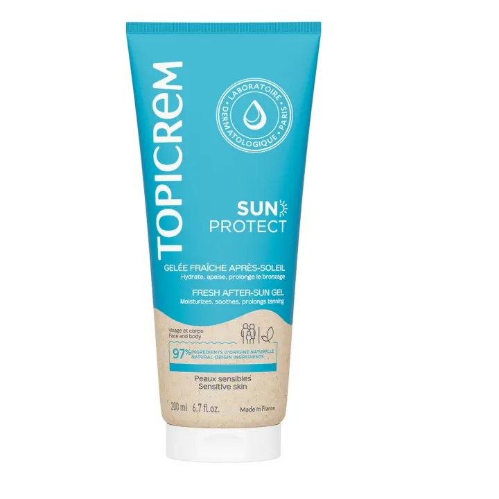 Sun Protect gelée fraîche après-soleil Topicrem - tube de 200ml