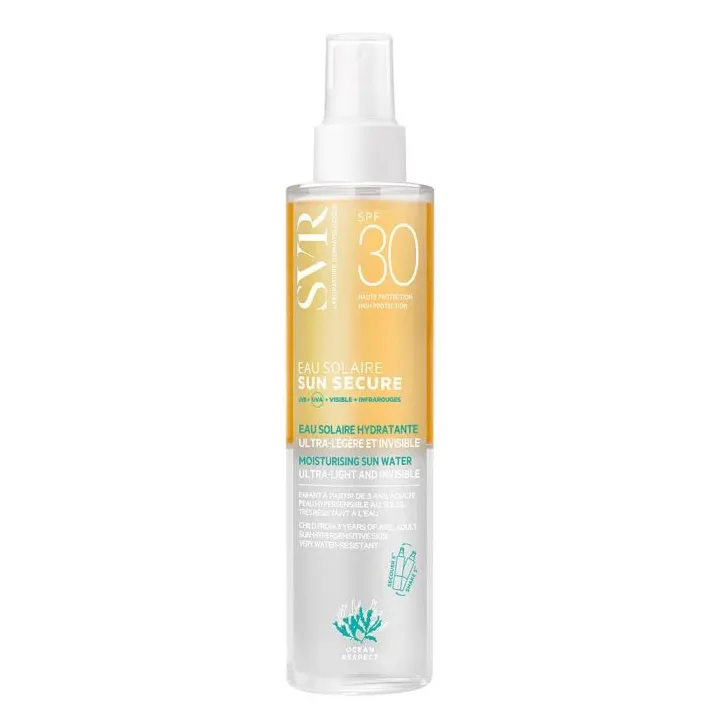 Sun Secure Eau solaire hydratante SPF30 SVR - spray de 200ml