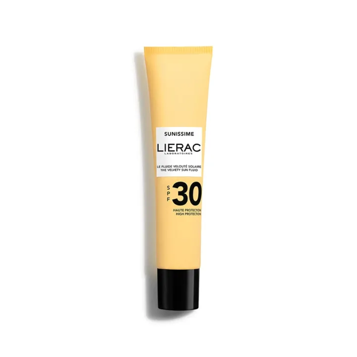 Sunissime fluide velouté solaire SPF30 Lierac - tube de 40ml