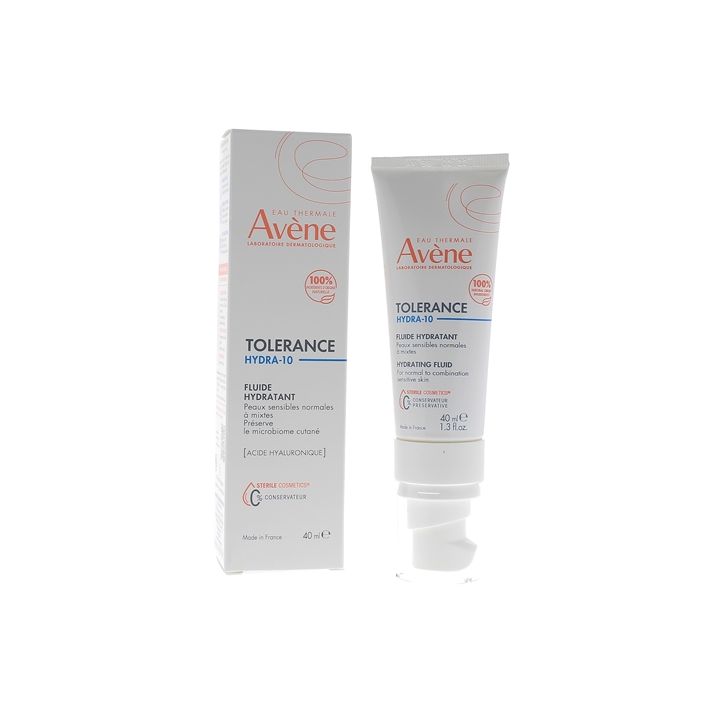 Tolérance Hydra-10 Fluide hydratant Avène - tube de 40ml