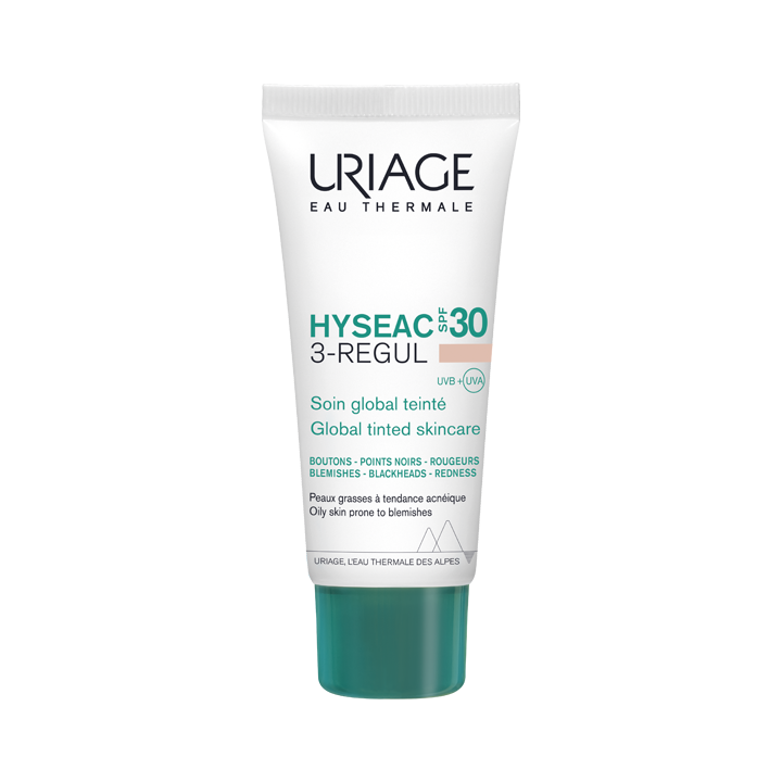 Hyséac 3-Regul Soin global teinté SPF30 Uriage - tube de 40ml