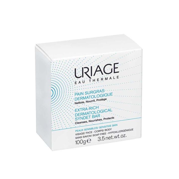 Pain Surgras dermatologique Uriage - pain de 100g