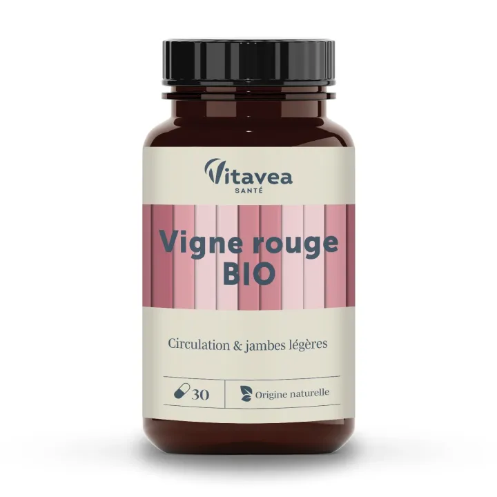 Vigne rouge bio Vitavea - boîte de 30 gélules