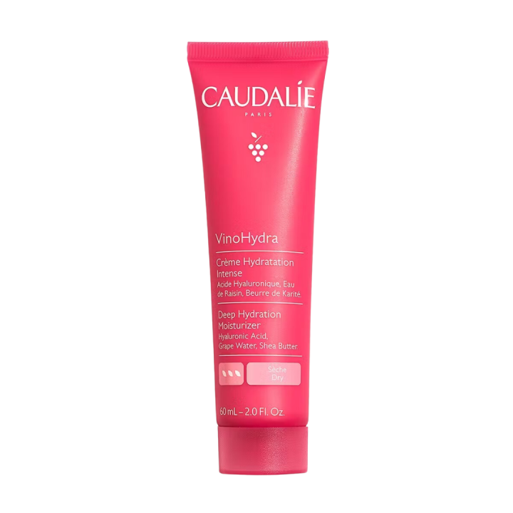 VinoHydra crème hydratation intense Caudalie - tube de 60ml