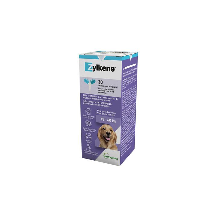 Zylkène chiens de 15-60kg Vetoquinol - boite de 30 gélules