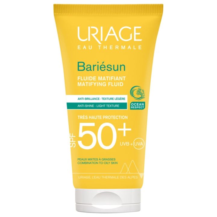 Bariésun Fluide matifiant SPF50+ Uriage - tube de 50 ml