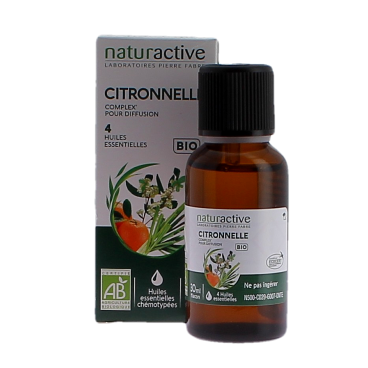 Complex' diffusion Citronnelle bio Naturactive - flacon de 30 ml