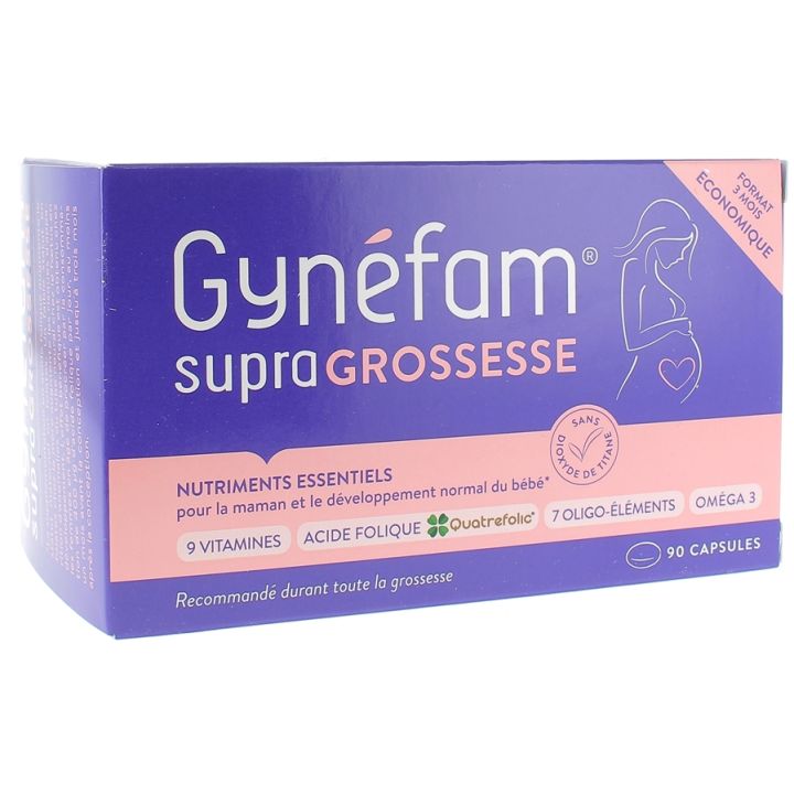 Gynéfam supra XL Grossesse Effik - Boite de 90 capsules