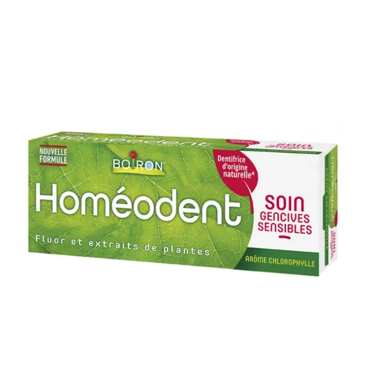 Homéodent soin gencives sensibles goût chlorophylle Boiron - tube de 75ml