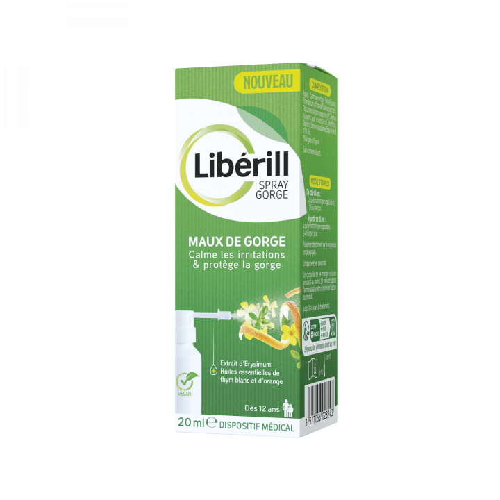 Spray maux de gorge Libérill - spray de 20ml