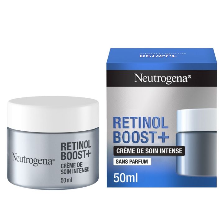 Retinol Boost+ crème hydratante de nuit anti-âge intense Neutrogena - pot de 50ml