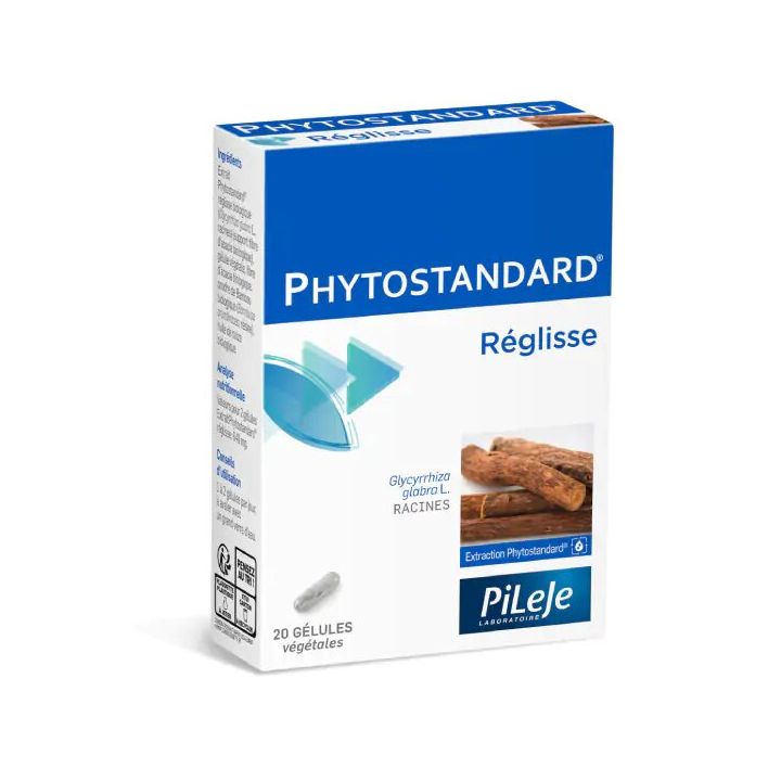 Phytostandard réglisse gélule - boite de 20 gélules