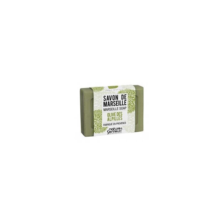 Savon de Marseille olive des alpilles Nature & Senteurs - pain de 100 g