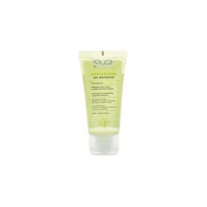 Sebiaclear gel moussant SVR - flacon pompe de 50 ml