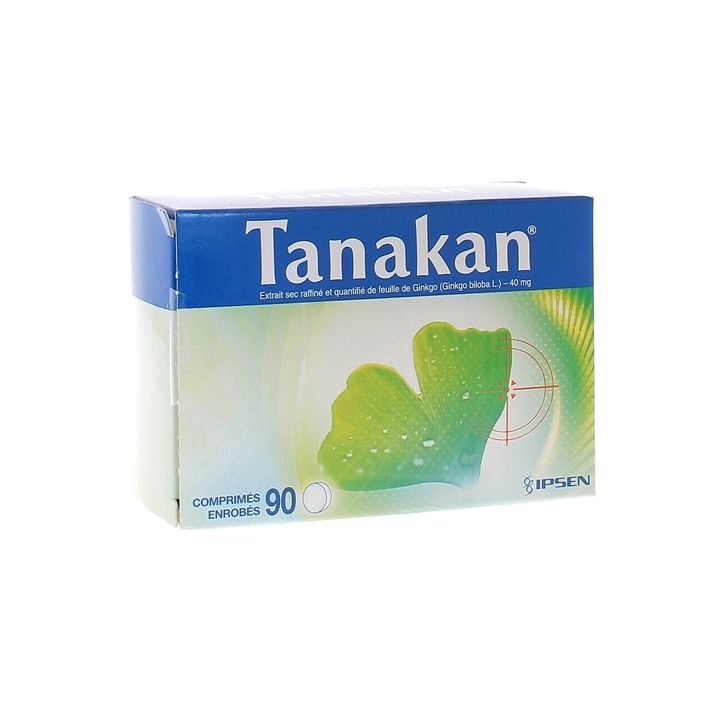 Tanakan 40mg comprimé enrobé - boîte de 90 comprimés