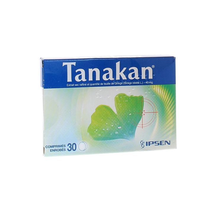 Tanakan 40mg comprimé enrobé - boîte de 30 comprimés