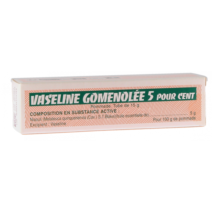 Vaseline gomenolée 5% pommade - tube de 15g