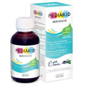 Pediakid nervosité goût cassis - flacon de 125 ml