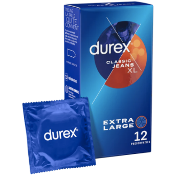 *GPT* Préservatifs classic jeans extra large XL Durex - boite de 12 préservatifs PP